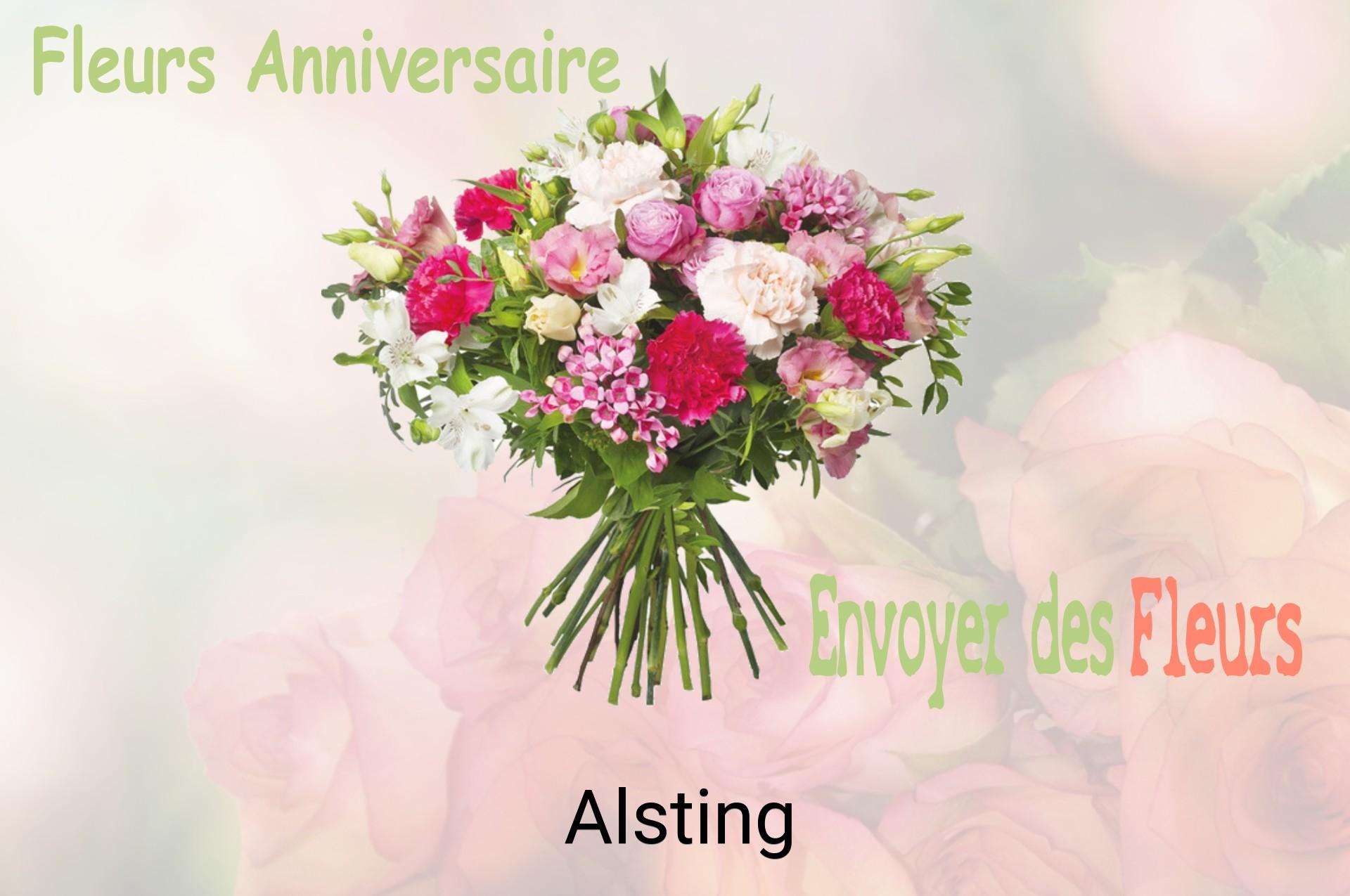Bouquet de fleurs d’anniversaire livré à Alsting
